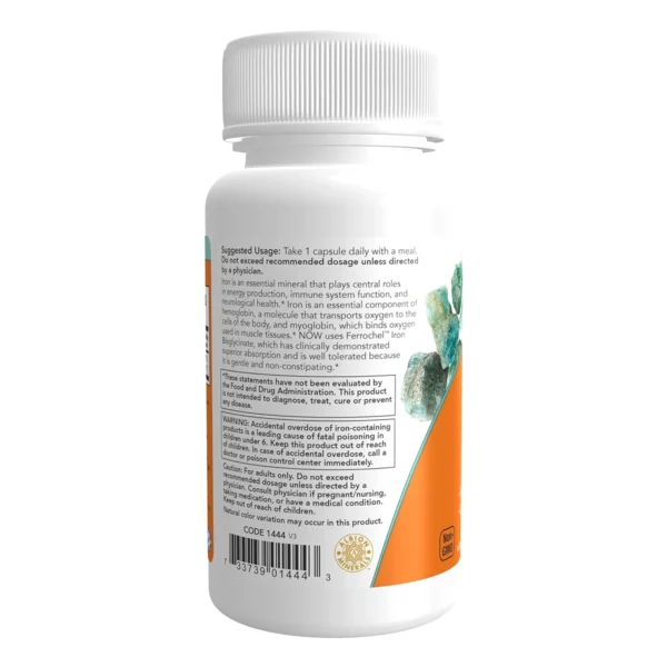 كبسولات الحديد Now foods Iron تركيز 36 مجم عدد 90 كبسولة Now double strength Iron 36 mg-حبوب الحديد ناو فودز- حبوب الحديد بدون طعم كبسول حديد كبسولات الحديد أفضل أنواع حبوب الحديد متى يبدأ مفعول حبوب الحديد في الجسم أنواع كبسولات الحديد افضل كبسول حديد حديد كبسولات حديد فيتامين now iron supplement reviews now iron double strength now foods iron 36 mg now iron bisglycinate حديد ناو فودز حديد ناو