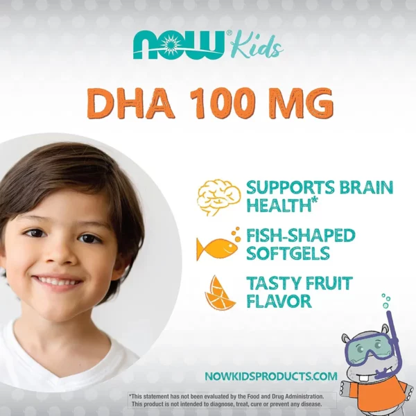 هل ترغب في تعزيز ذكاء طفلك؟ اطلب Now DHA Chewables بنكهة الفواكهة اللذيذة
