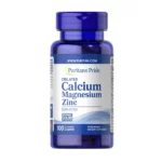 calcium magnesium zinc puritan's pride كالسيوم مغنيسيوم زنك مكمل قوي من مزيج أساسي من المعادن يدعم صحة العظام، العضلات، والمناعة، يساهم في هشاشة العظام، تقليل تشنجات العضلات، وتحسين صحة الشعر والأظافر -magnesium plus zinc-calcium and zinc tablets-كالسيوم-زنك-أقراص كالسيوم-أقراص زنك-مكملات المعادن-حبوب كالسيوم-كالسيوم حبوب