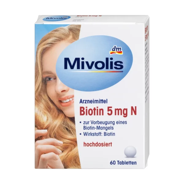 بيوتين ميفوليس Mivolis Biotin تركيز 5 الاف / 60 قرص بيوتين بيوتين للشعر اقراص بيوتين للشعر أقراص بيوتين كبسولات بيوتين حبوب بيوتين فيتامين بيوتين بيوتين اقراص فيتامين البيوتين للشعر أضرار حبوب البيوتين mivolis biotin 5 mg n mivolis biotin 5 mg biotin mivolis mivolis biotin biotin 5 mg بيوتين 5 mg mivolis biotin review mivolis dm biotin