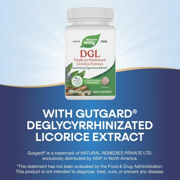 اقراص عرقسوس مضغ Nature's Way DGL عدد 100 قرص مضغ dgl nature's way - nature's way dgl - nature's way dgl chewable - dgl ultra nature's way - nature's way dgl reviews
