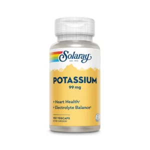 solaray potassium 99 mg-solaray potassium-فيتامين سولاري-أفضل مكمل بوتاسيوم-أفضل أنواع البوتاسيوم للجسم