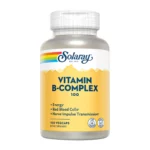 بي كومبلكس فيتامين سولاري Solaray vitamin b complex مكمل غذائي عالي الجودة يدعم إنتاج الطاقة، صحة الجهاز العصبي، صحة الشعر والبشرة - حبوب فيتامين بي كومبلكس - بي كومبلكس حبوب - vitamina b complex - فيتامين ب المركب للتخسيس - دعم الهضم - الفيتامينات والمعادن