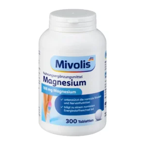 فوائد فيتامين مغنيسيوم-mivolis magnesium tabletten 300 st-اقراص مغنيسيوم-حبوب مغنيسيوم-أنواع المغنيسيوم-أفضل حبوب مغنيسيوم
