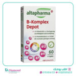 التافارما فيتامين بي كومبلكس حبوب Altapharma B Komplex Depot عدد 60 قرص