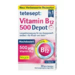 اقراص فيتامين ب 12 Vitamin B12 Tetesept، تركيز 500 مكجم / 30 , 40 قرص، فيتامين b12، فيتامين ب12، فيتامين ب 12، ماهو فيتامين ب 12، vitamin b12، فيتامين ب ١٢، فيتامين ب١٢، vit b 12، أفضل وقت لتناول فيتامين ب12، b12 فيتامين، فوائد الفيتامين ب 12، فوائد الفيتامين ب١٢، فوائد فيتامين ب12، فيتامين ب 12 اقراص، افضل نوع فيتامين ب 12، مدة استخدام فيتامين ب12، Vitamin B12 Tetesept، depot b12، vitamin b12 depot، b12 tetesept، b 12 depot، b12 depot