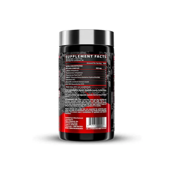 حبوب ليبو 6 بلاك للرجال Lipo Six Black Ultra Concentrate-فوائد ليبو 6 بلاك الترا للرجال Lypo 6 Black Nutrex ليبو 6 بلاك للرجال للتخسيس