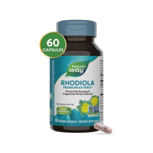 تغلب على تحديات يومك مع Nature's Way Rhodiola لتخفيف التوتر جرب الآن