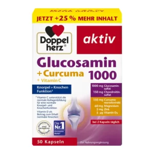 Doppelherz Glucosamine-أفضل وقت لتناول الجلوكوزامين-فوائد وأضرار الجلوكوزامين-أفضل انواع الجلوكوزامين