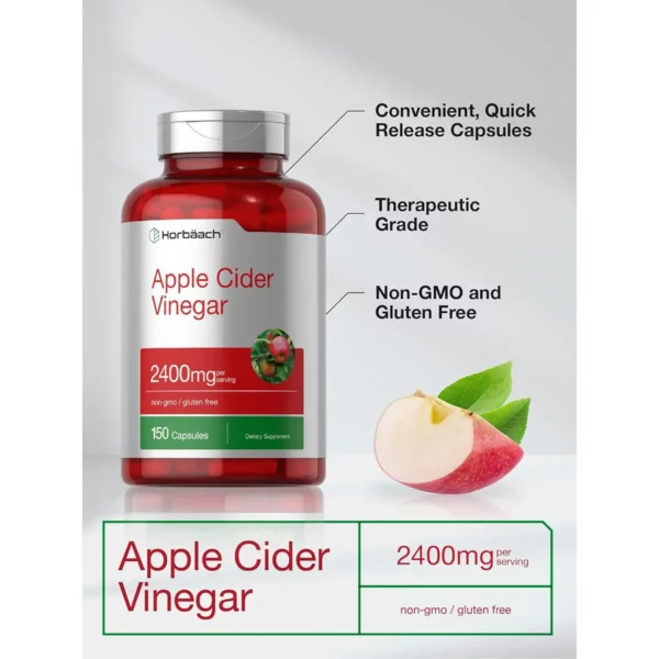 حبوب خل التفاح Horbaach Apple Cider Vinegar تركيز 2400 مجم / 150 كبسولة حبوب خل التفاح كبسولات خل التفاح حبوب الخل التفاح حبوب خل التفاح للتنحيف كبسولات خل التفاح العضوي تجربتي مع خل التفاح للتنحيف سعر كبسولات خل التفاح اضرار حبوب خل التفاح للتنحيف كبسولات خل التفاح التخسيس horbaach apple cider vinegar apple cider vinegar horbaach apple vinegar vitamins apple cider capsule side effects كبسولات الخل للتنحيف فائدة حبوب خل التفاح apple cider vinegar vitamin benefits حبوب التخسيس خل التفاح