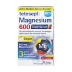 Tetesept Magnesium-حبوب مغنيسيوم-برشام مغنيسيوم-فوائد فيتامين مغنيسيوم-سترات الماغنسيوم-سعر ماغنسيوم سترات-فوائد ماغنسيوم سترات-ماغنسيوم بيسجليسينات-أنواع المغنيسيوم