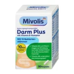 mivolis darm plus حبوب بروبيوتك لدعم صحة الجهاز الهضمي واستعادة توازن البكتيريا النافعة - حبوب بروبيوتك - dm mivolis - أقراص mivolis بروبيوتيك - صحة الجهاز الهضمي - فوائد البروبيوتيك